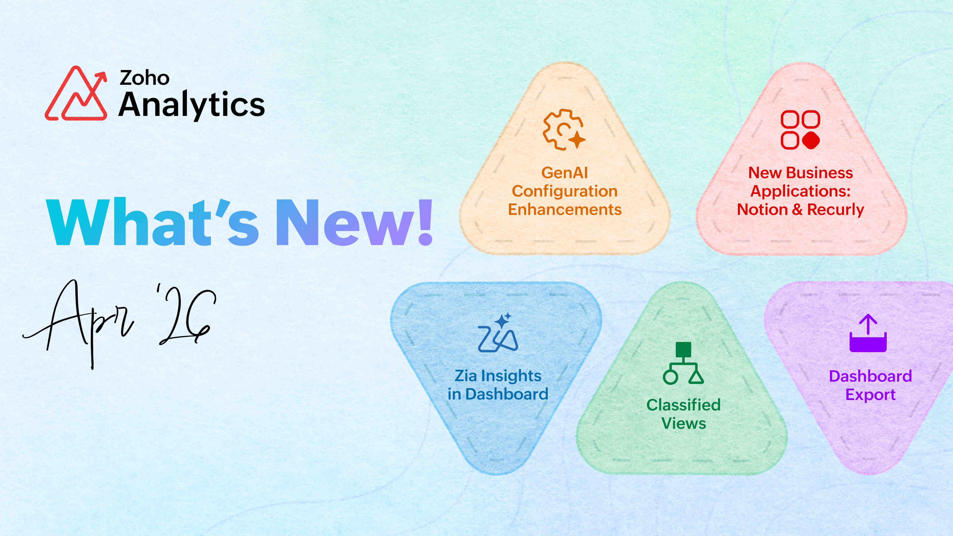 Zoho Analytics - April 2026 Updates