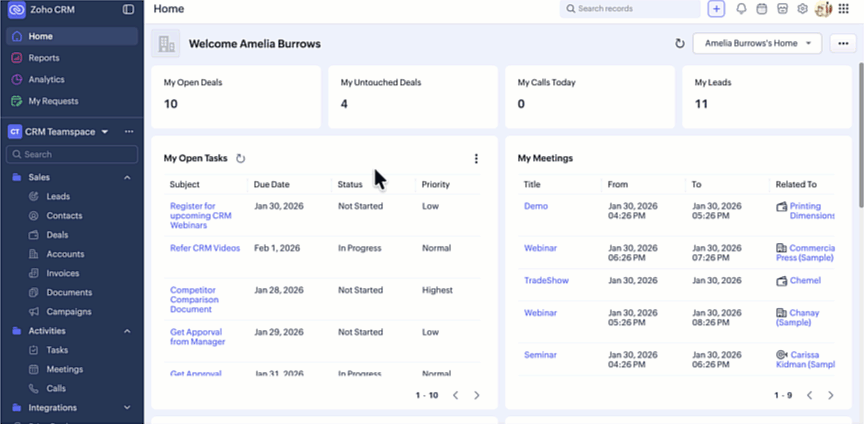 Zoho CRM - Connected Records Enhancements for CRM For Everyone