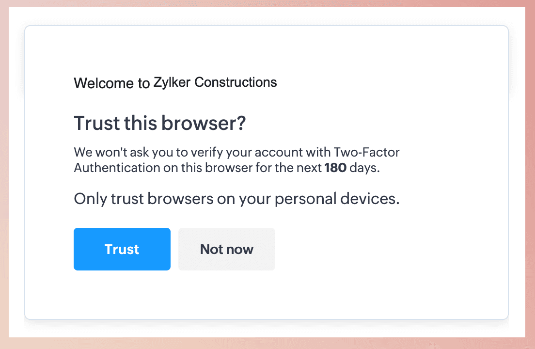 Zoho CRM - Security Enhancements for Portal Users