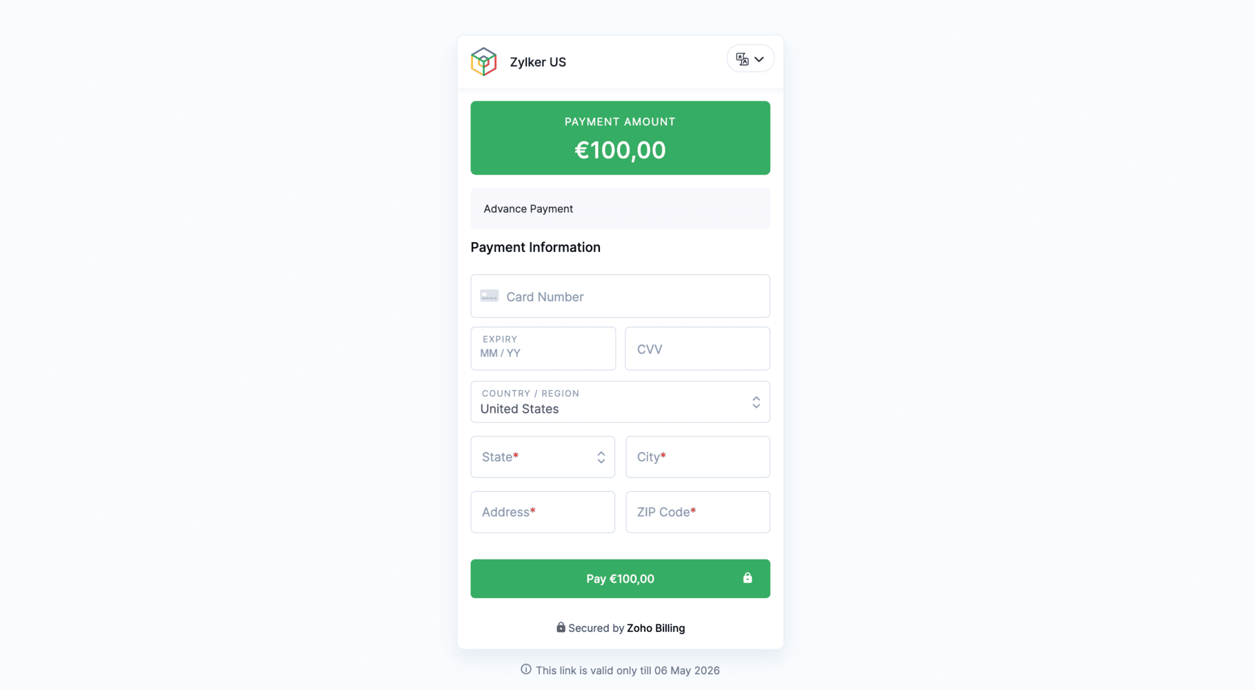 Zoho Billing - April 2026 Updates