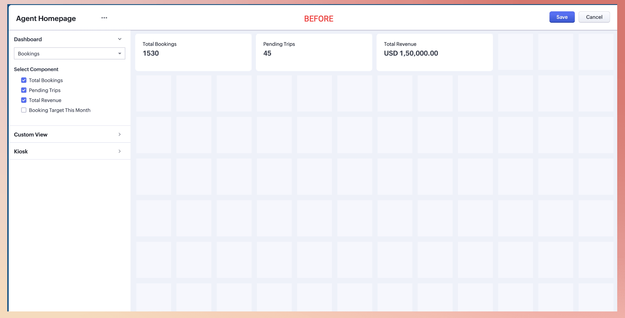 Zoho CRM - Enhanced Homepage with Rich Content and Reports