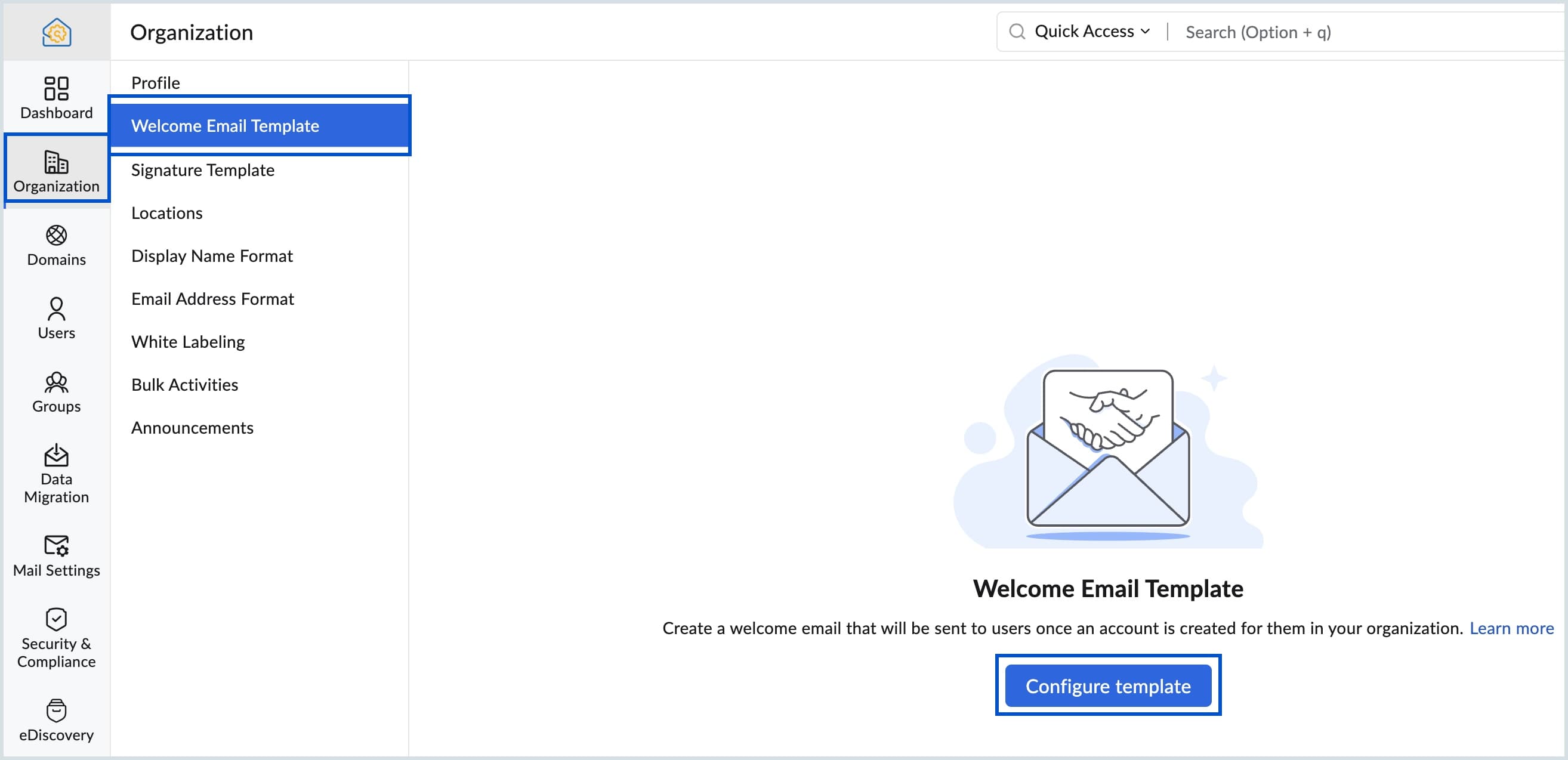 Zoho Mail - Welcome Email Templates for User Onboarding