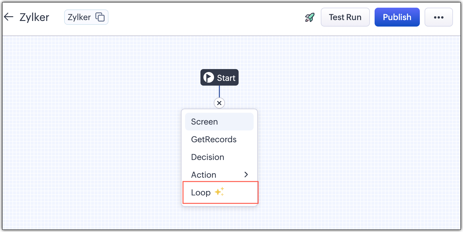 Zoho CRM - Loop Functionality in Kiosk Studio